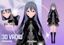 create high quality 3d character for vtuber, anime, 3d rigging or vroid model